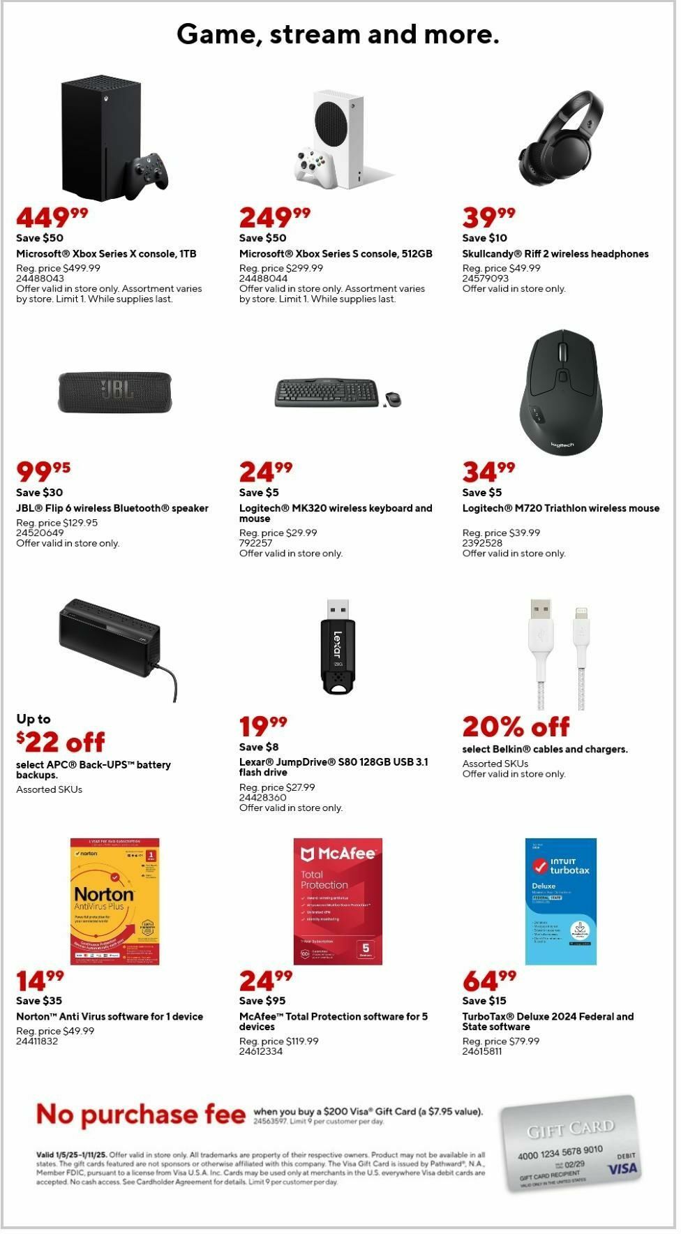 Staples Weekly Ad from January 5