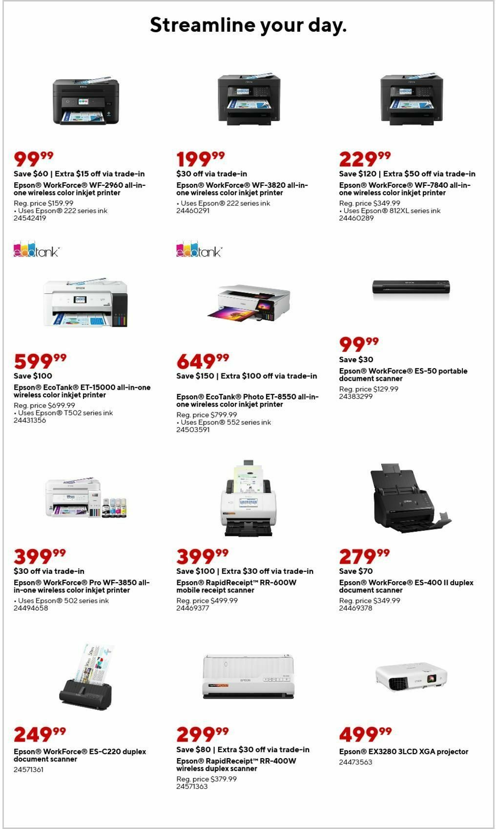 Staples Weekly Ad from January 12