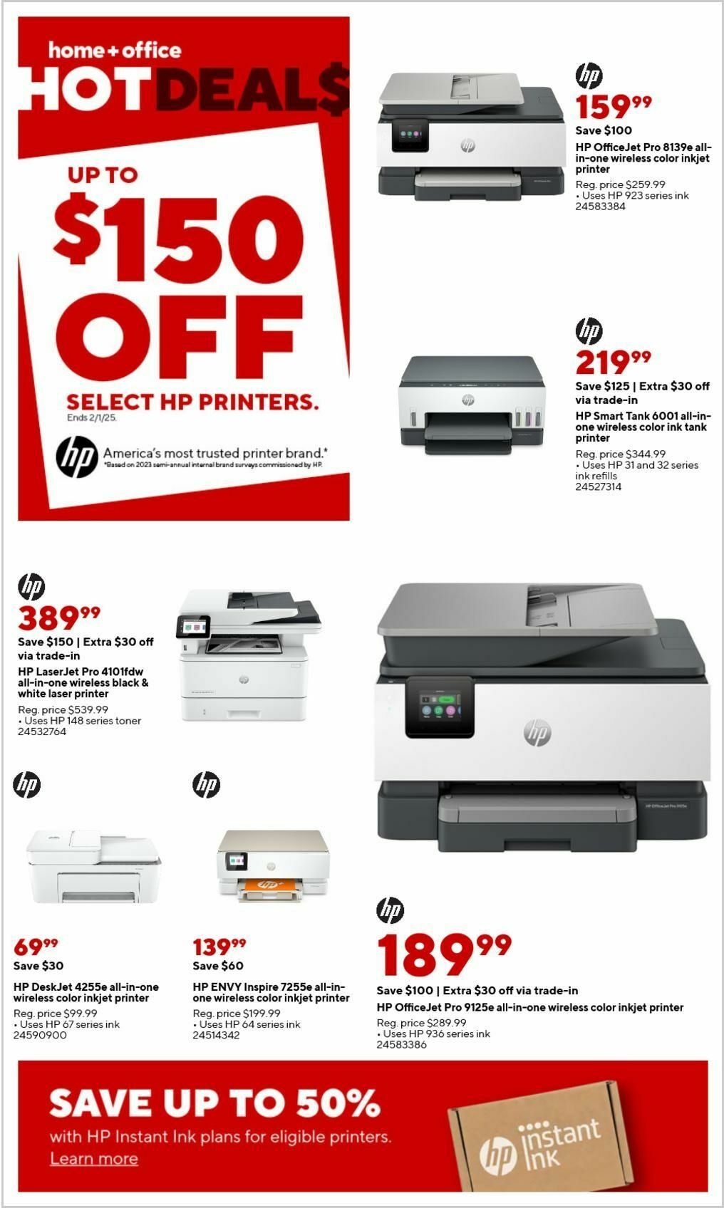 Staples Weekly Ad from January 12