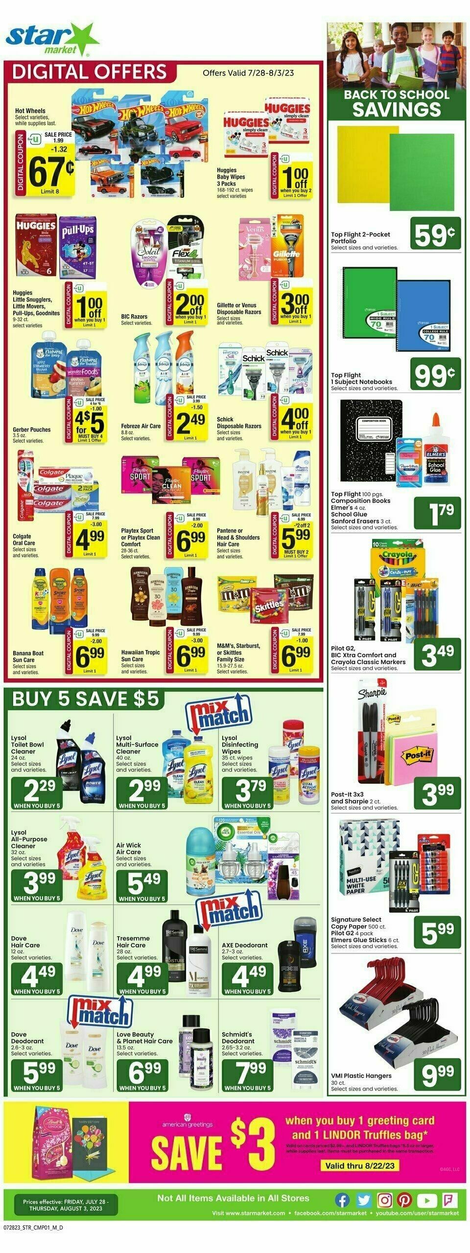 Star Market Weekly Ad from July 28