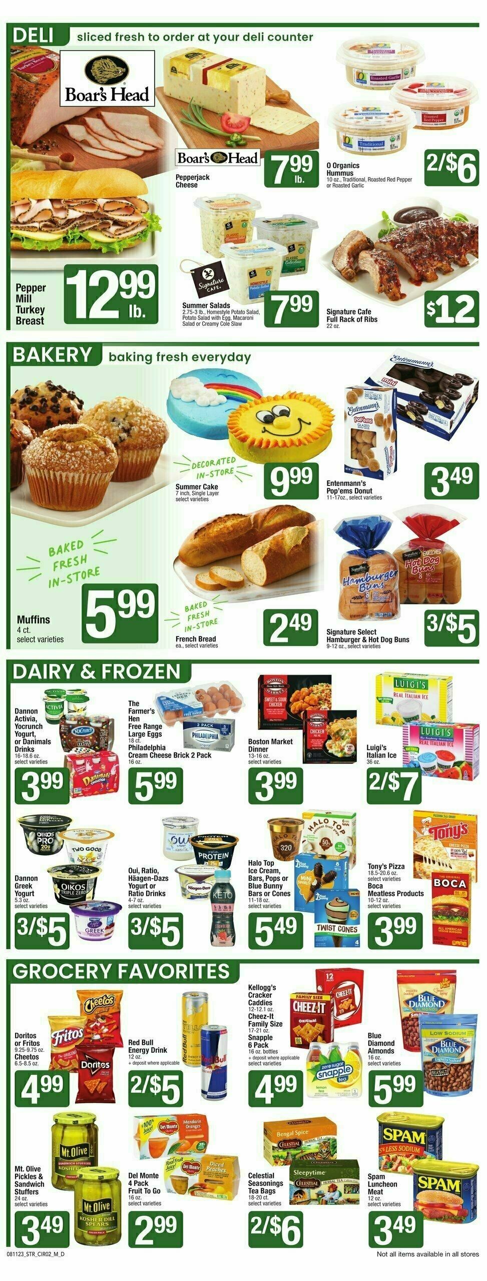 Star Market Weekly Ad from August 11