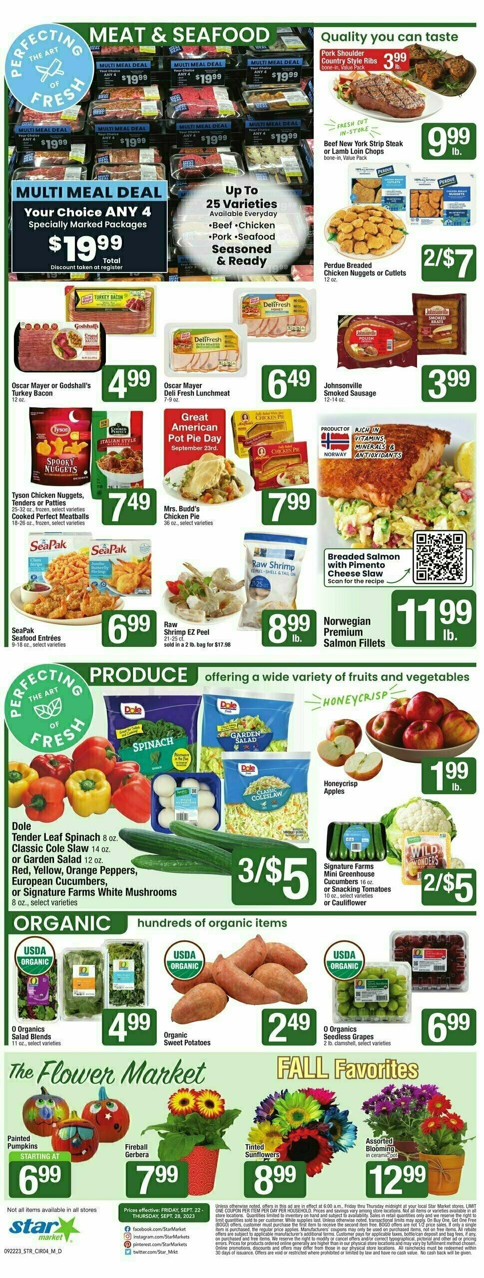 Star Market Weekly Ad from September 22