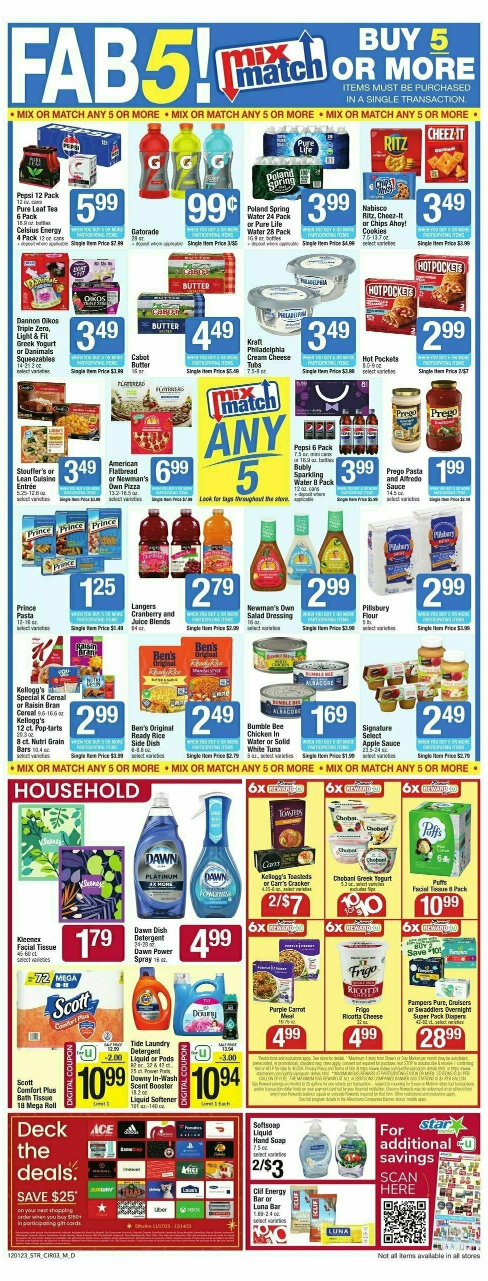 Star Market Weekly Ad Weekly Ad from December 1