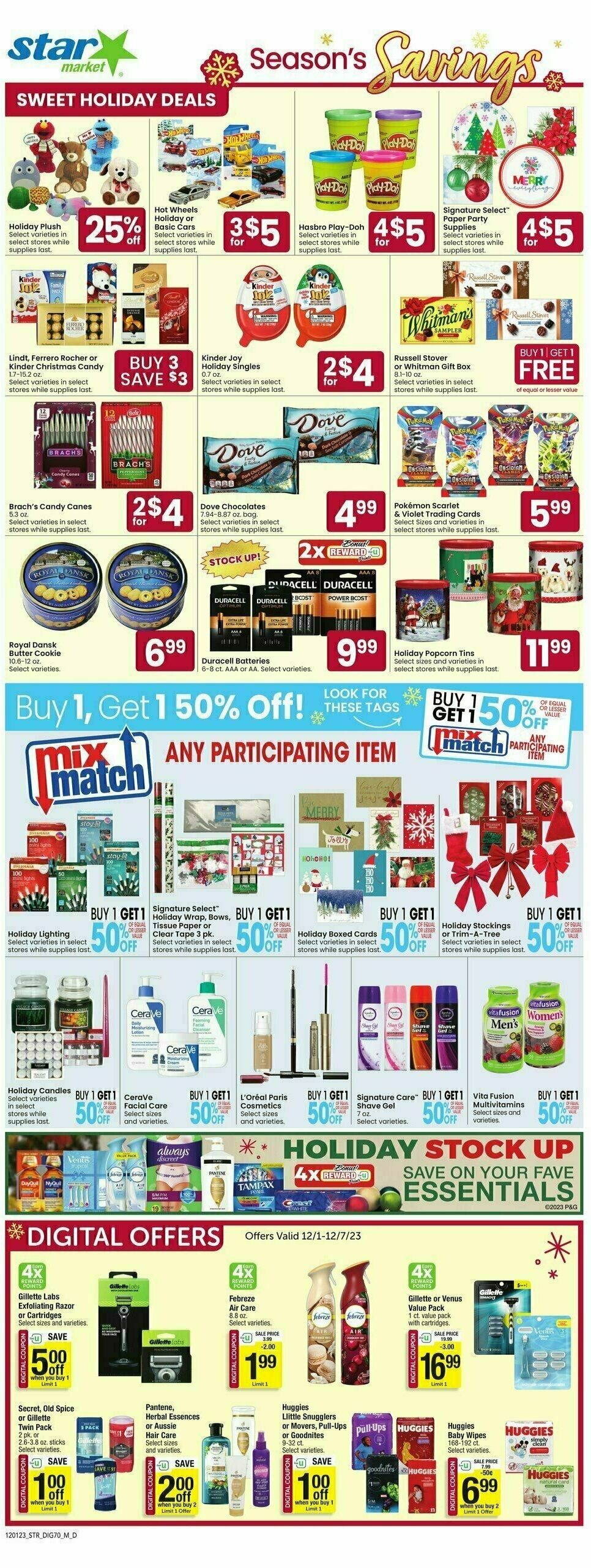 Star Market Weekly Ad Weekly Ad from December 1