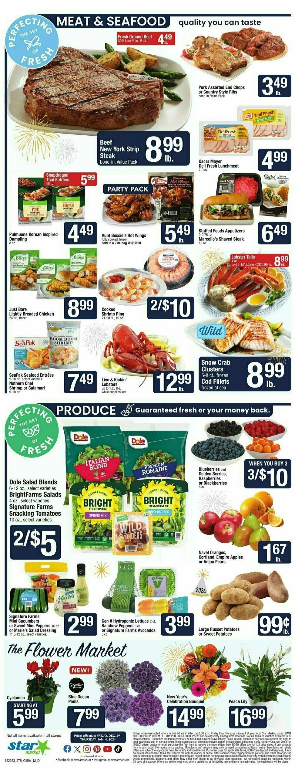 Star Market Weekly Ad from December 29