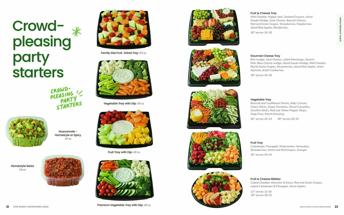 Star Market Entertaining Guide Weekly Ad from January 1