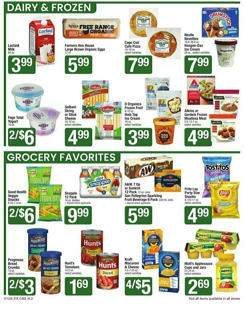 Star Market Weekly Ad from January 12