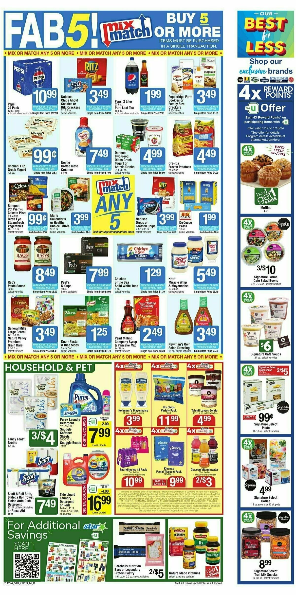 Star Market Weekly Ad from January 12