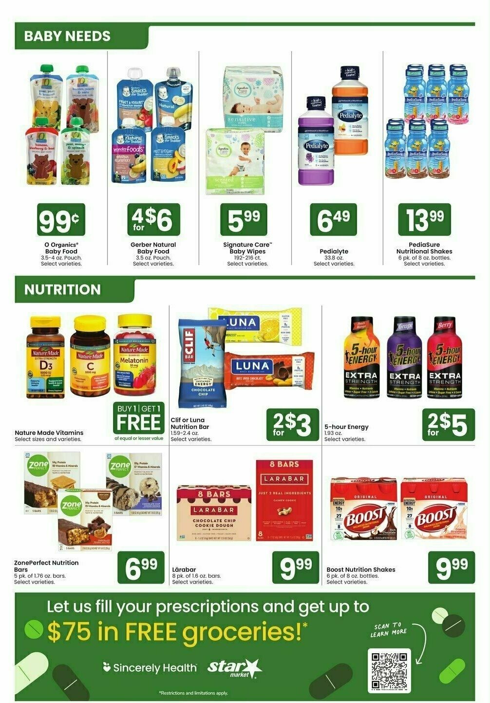 Star Market Weekly Ad from February 2