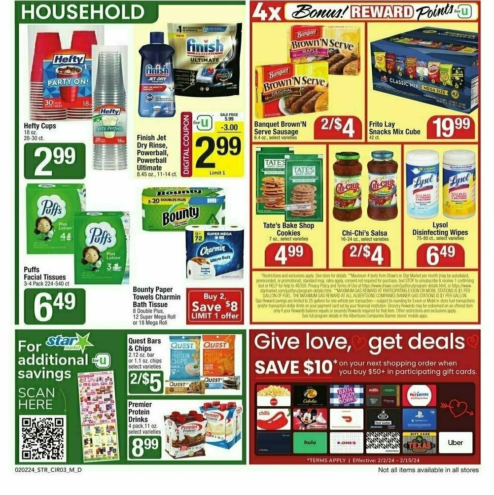 Star Market Weekly Ad from February 2