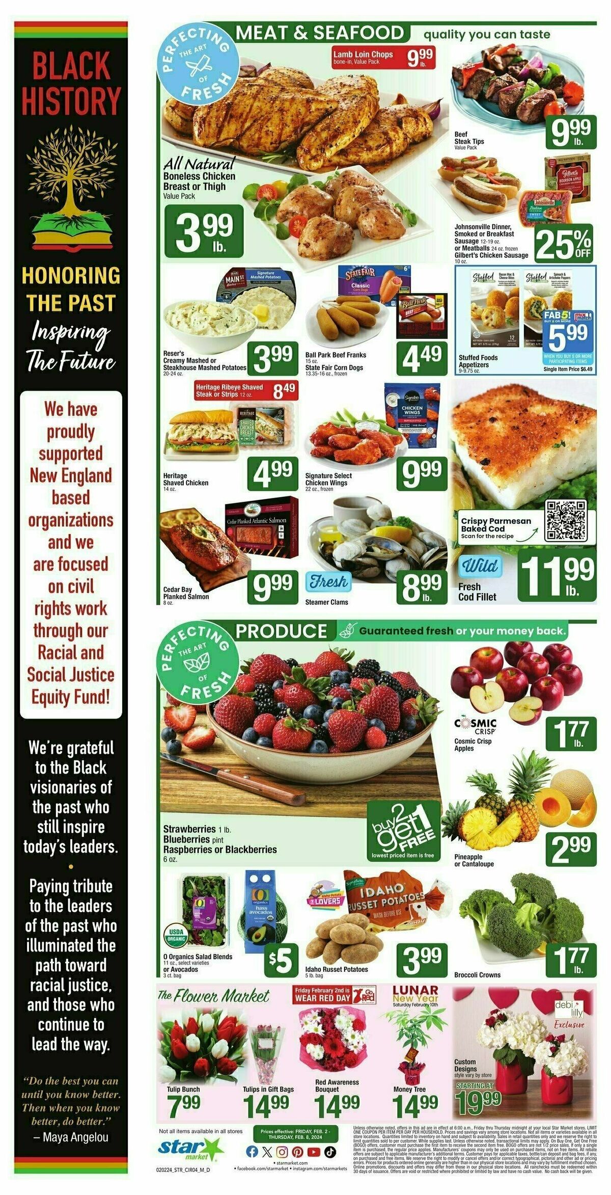 Star Market Weekly Ad from February 2