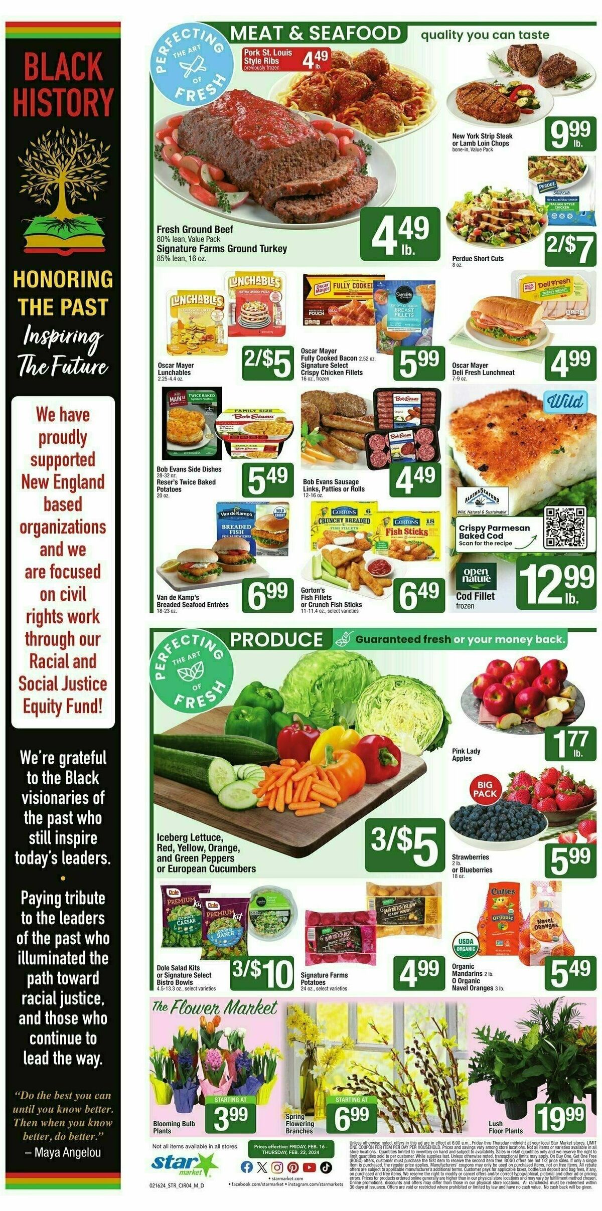 Star Market Weekly Ad from February 16