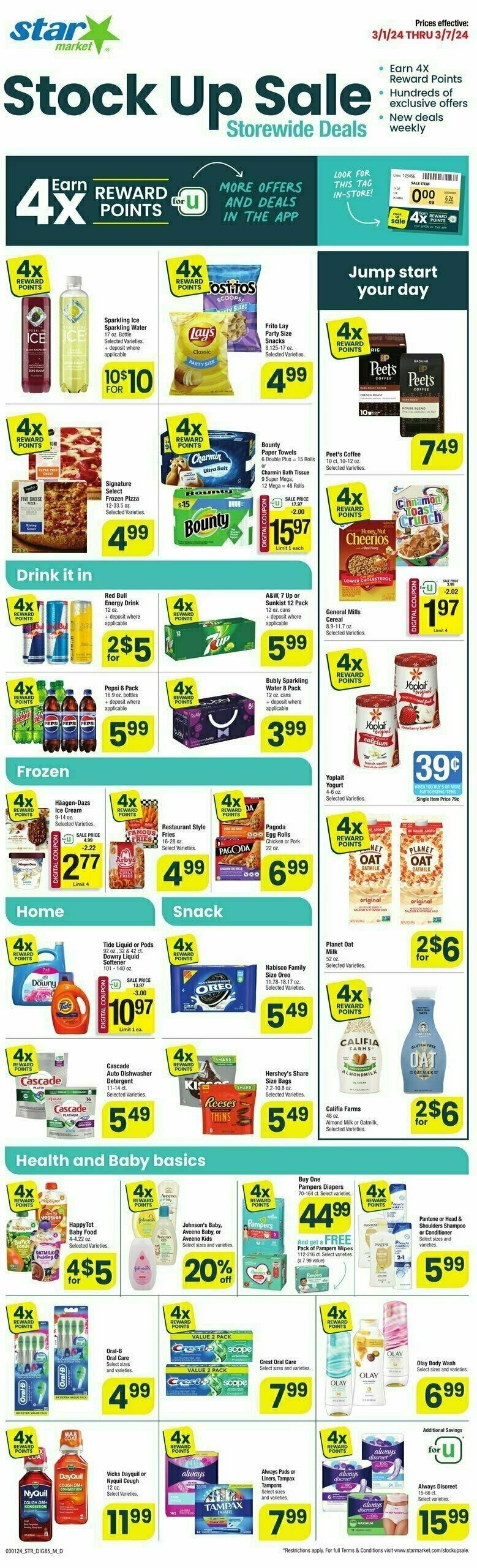 Star Market Weekly Ad from March 1