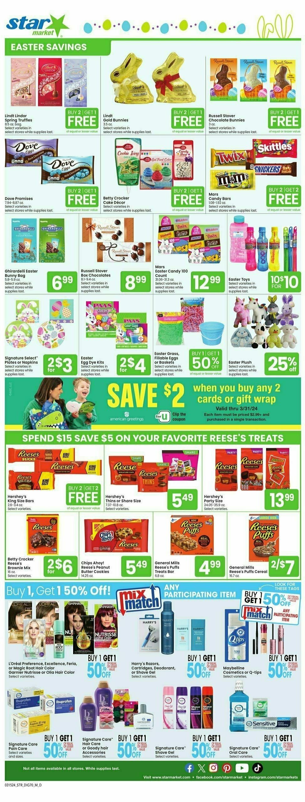 Star Market Weekly Ad from March 15