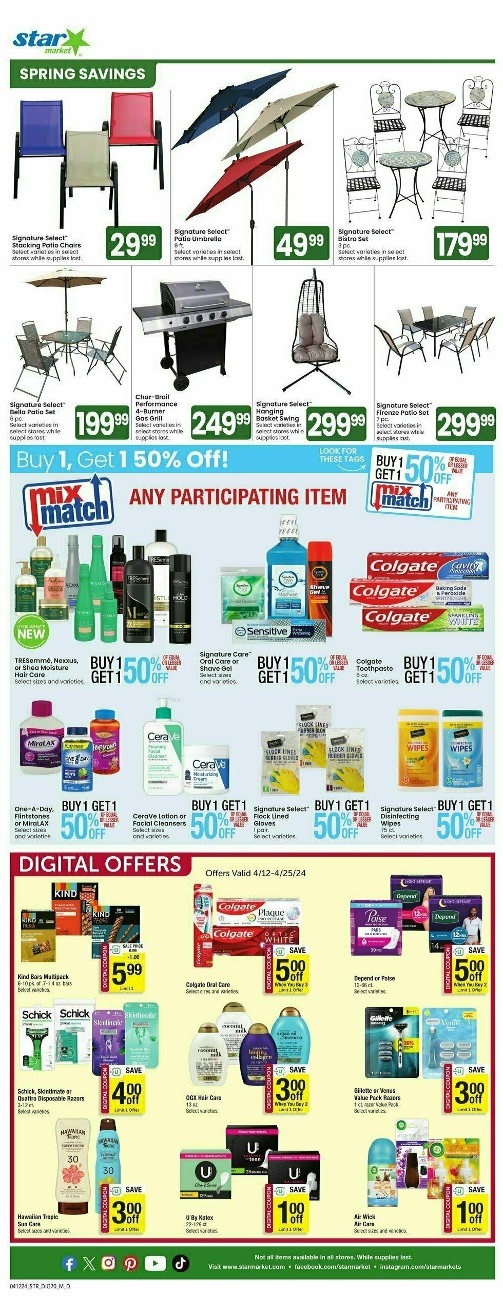 Star Market Weekly Ad from April 12