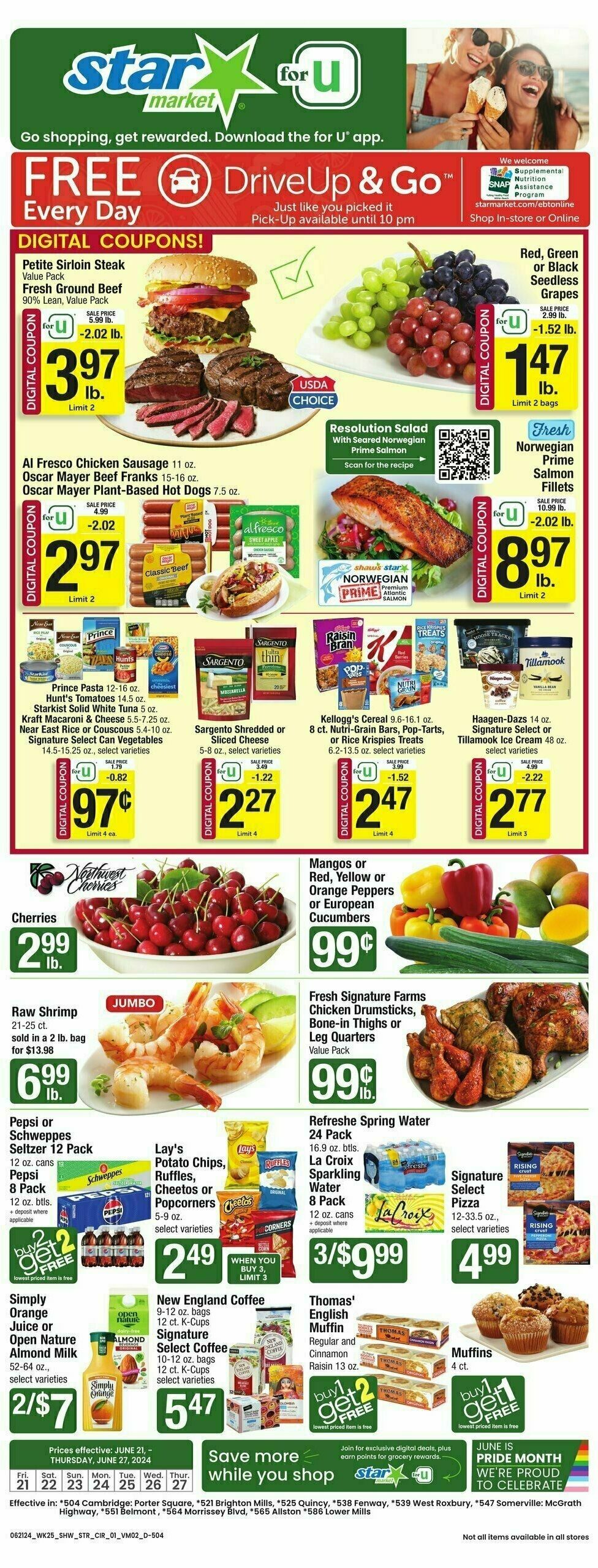 Star Market Weekly Ad from June 21