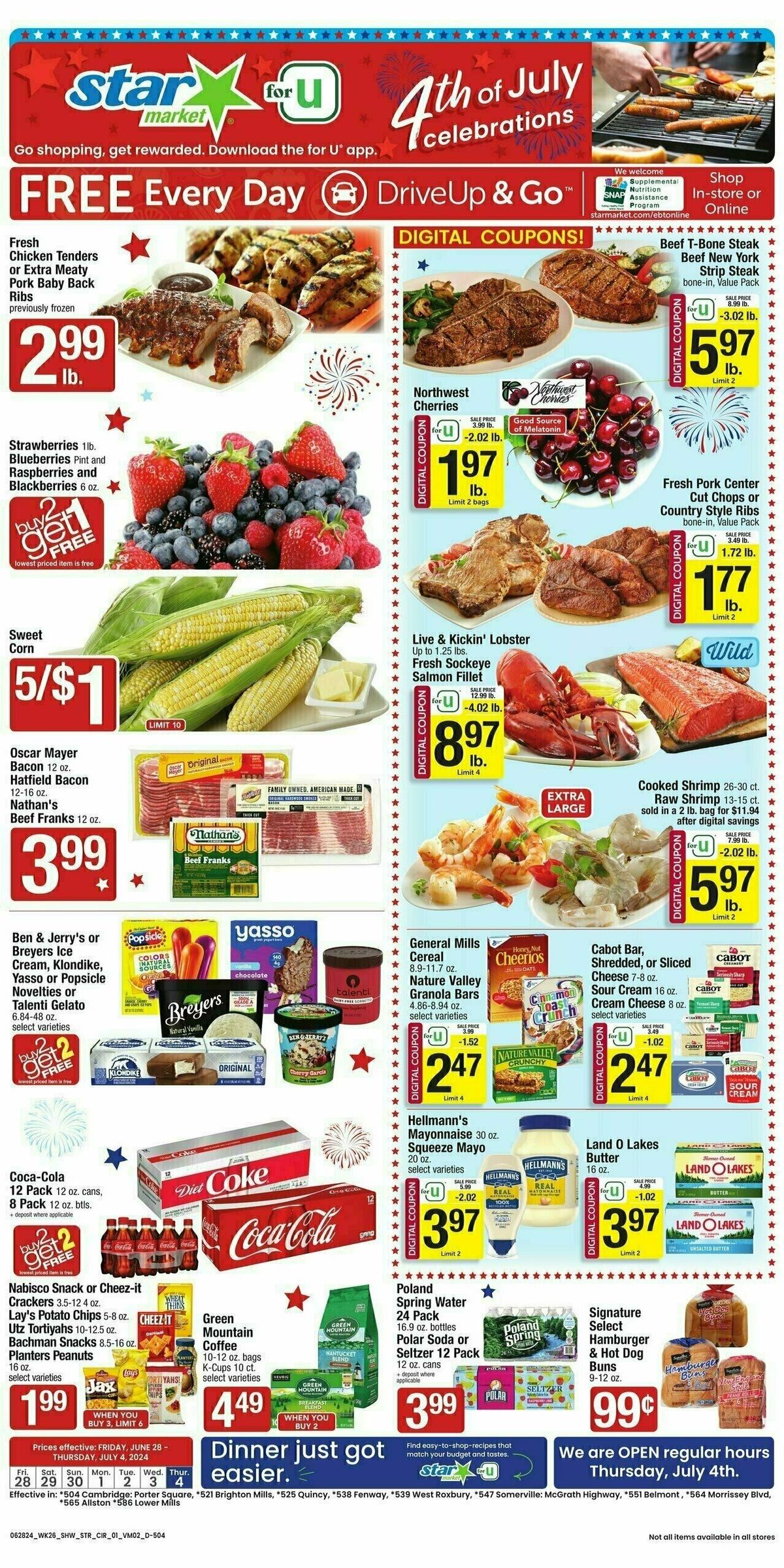 Star Market Weekly Ad from June 28