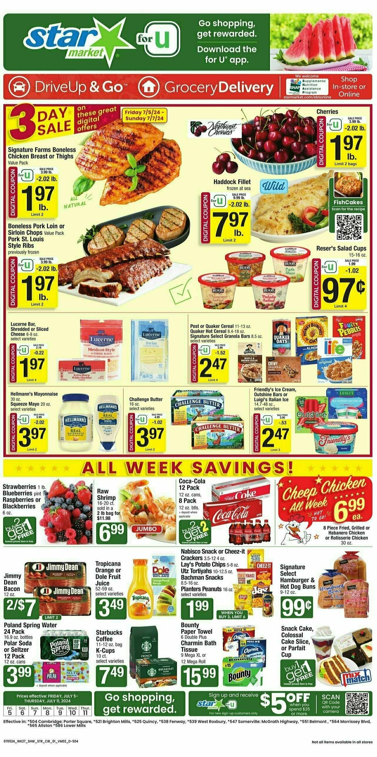 Star Market Weekly Ad from July 5