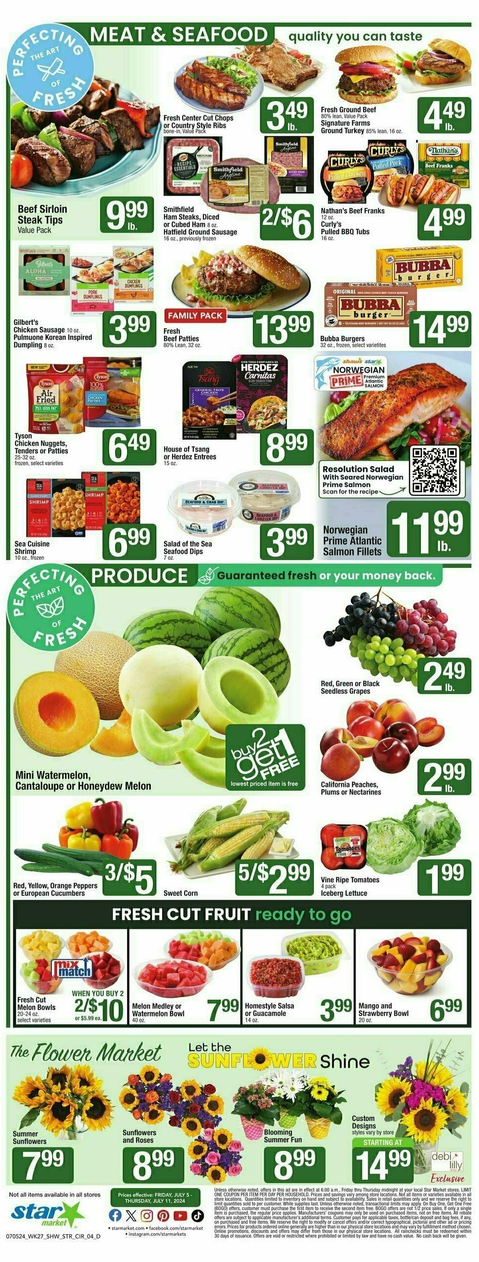 Star Market Weekly Ad from July 5