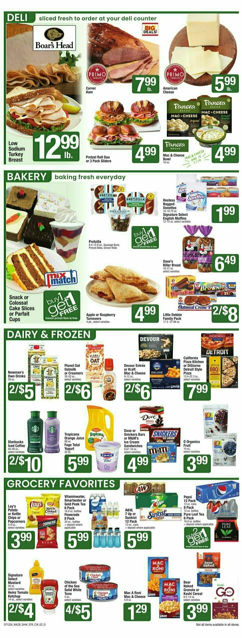 Star Market Weekly Ad from July 12