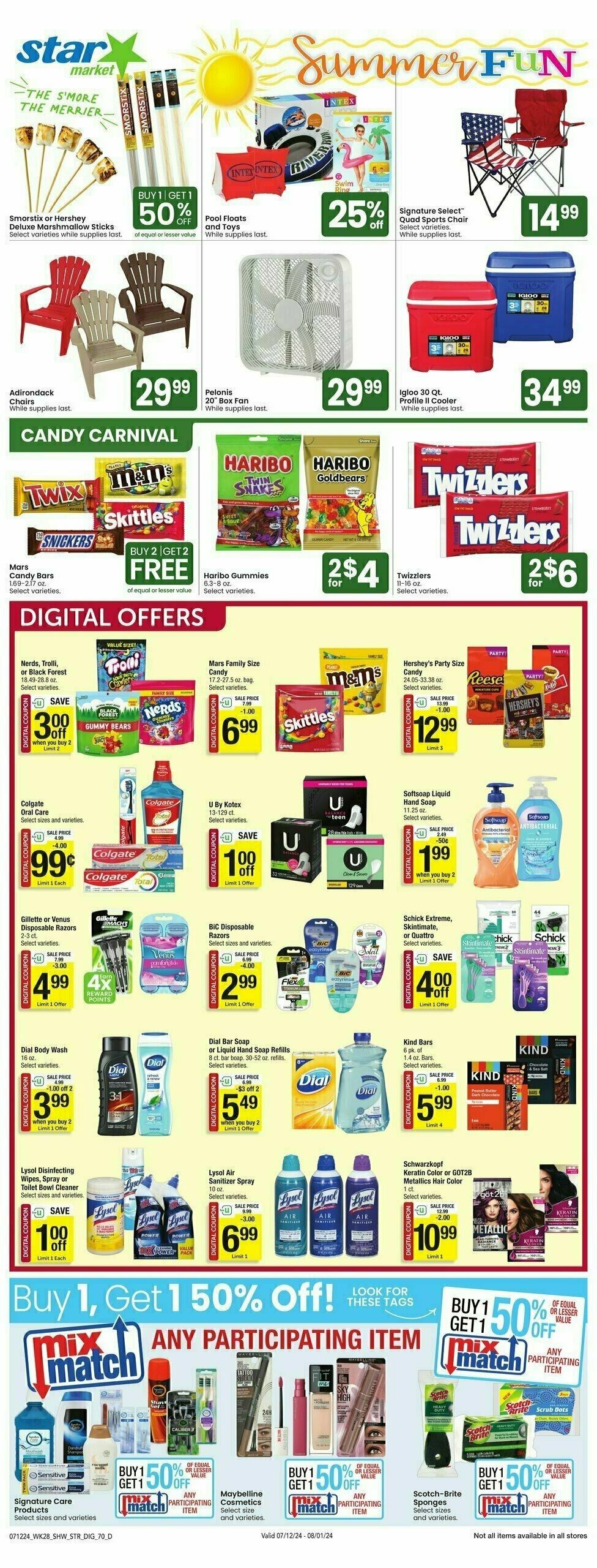 Star Market Weekly Ad from July 12