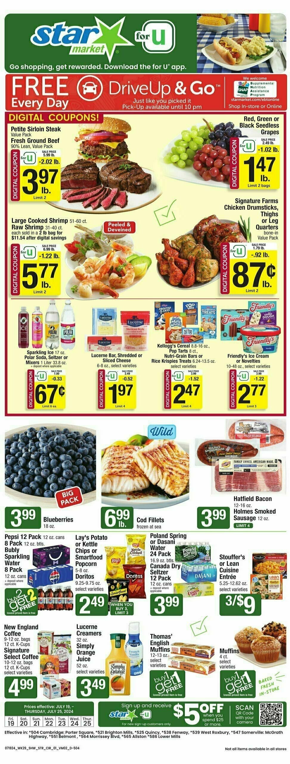 Star Market Weekly Ad from July 19