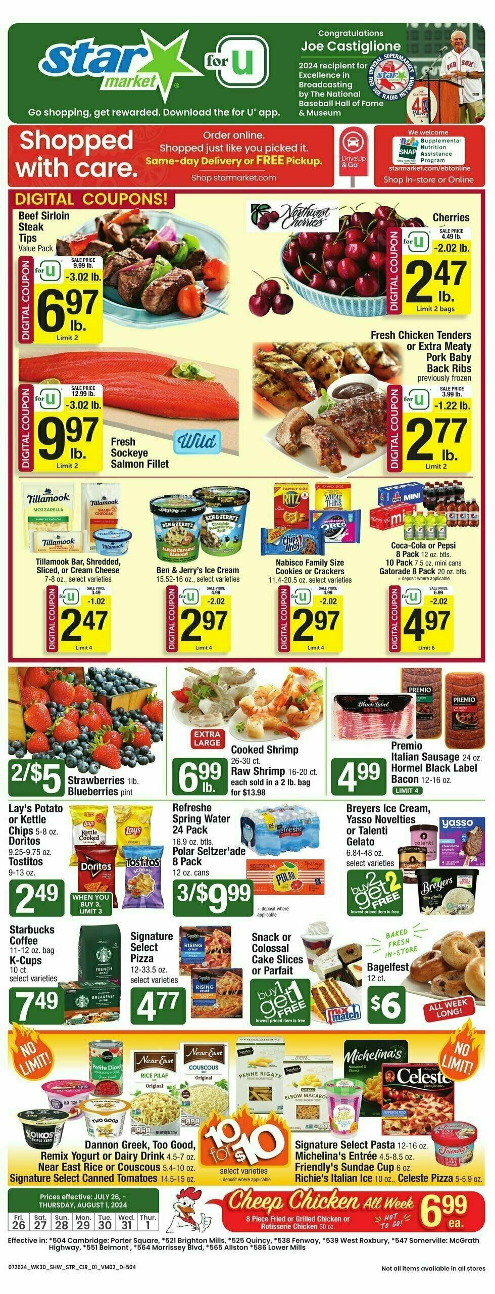 Star Market Weekly Ad from July 26