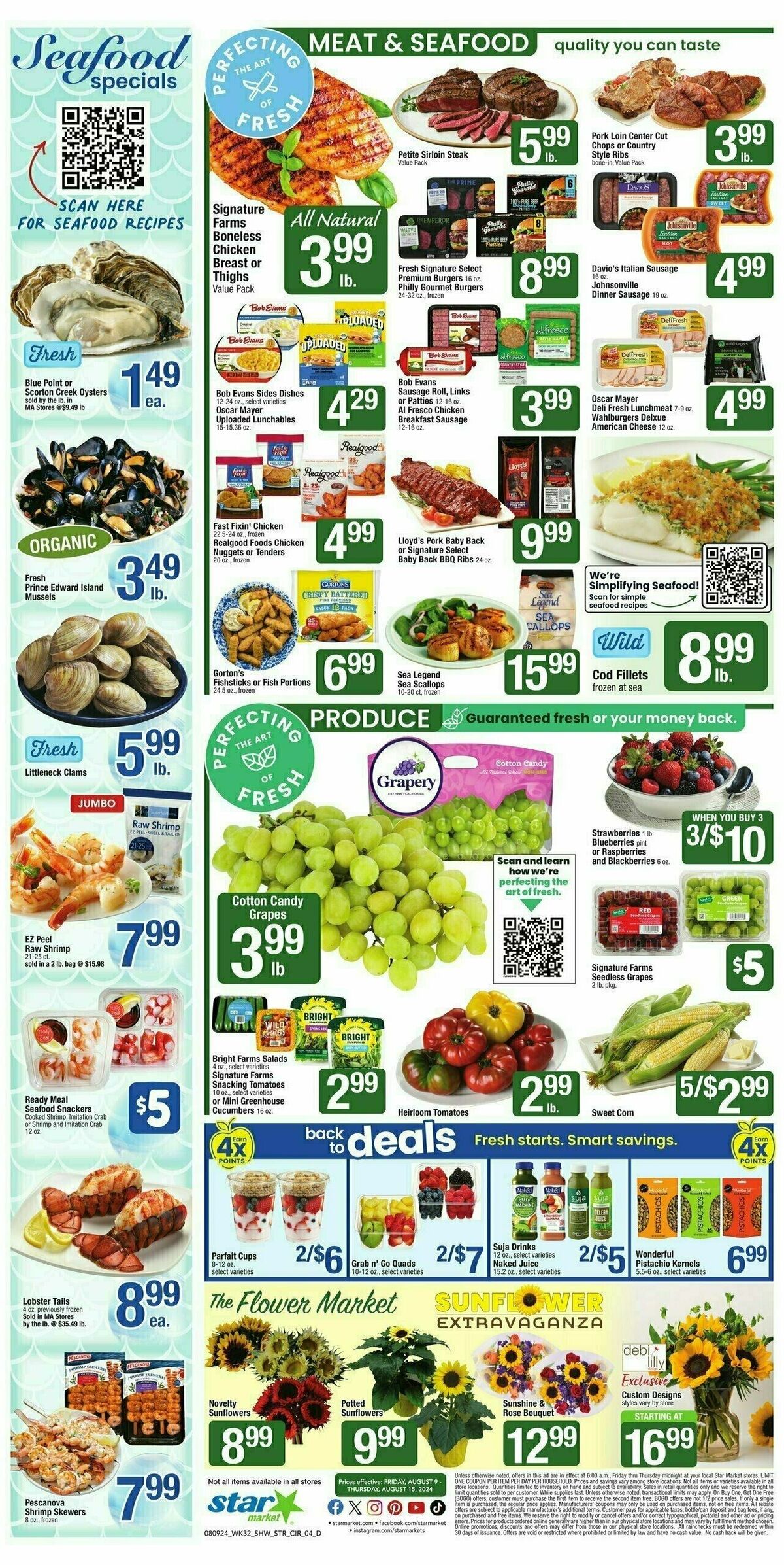 Star Market Weekly Ad from August 9