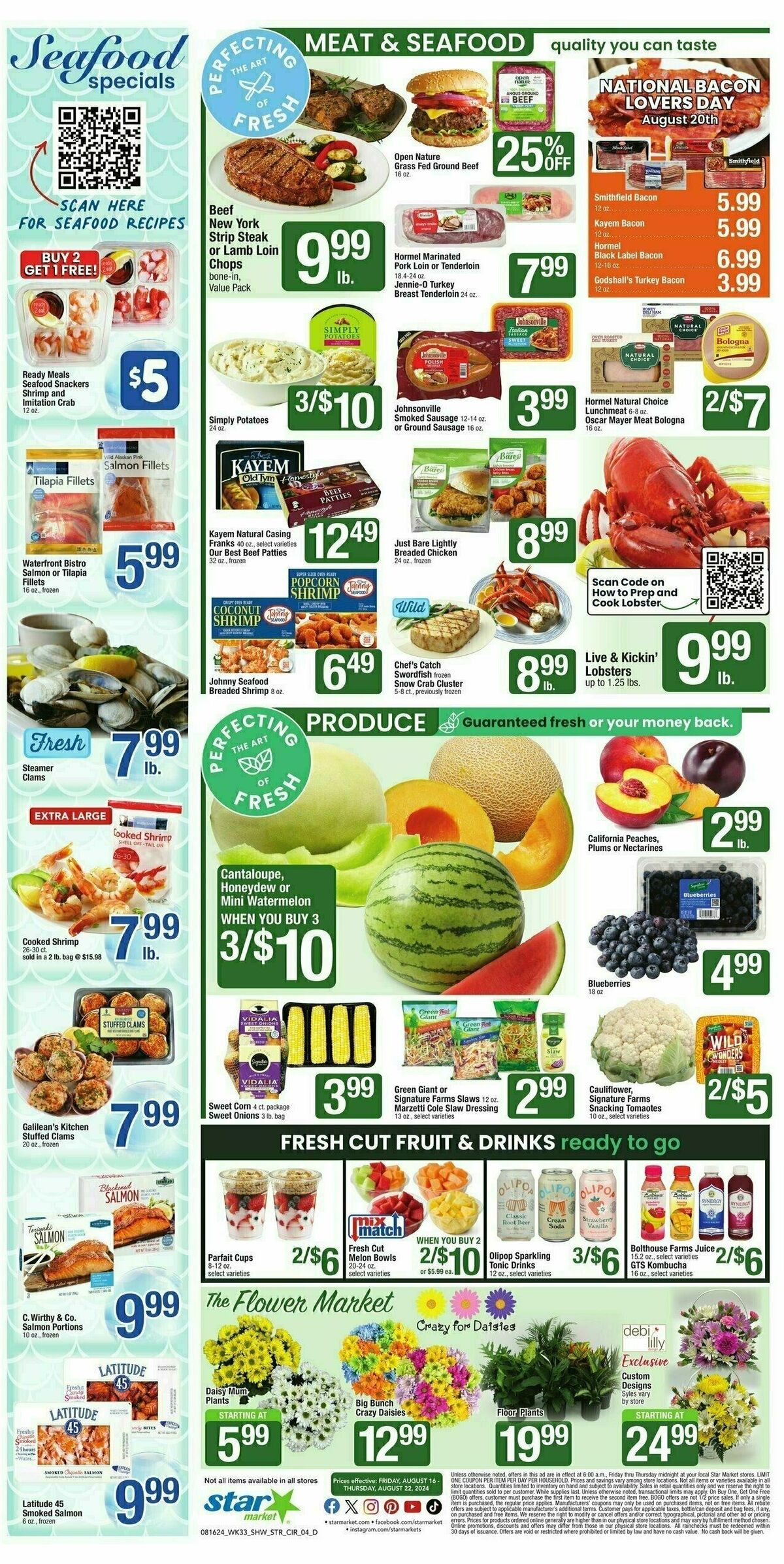 Star Market Weekly Ad from August 16