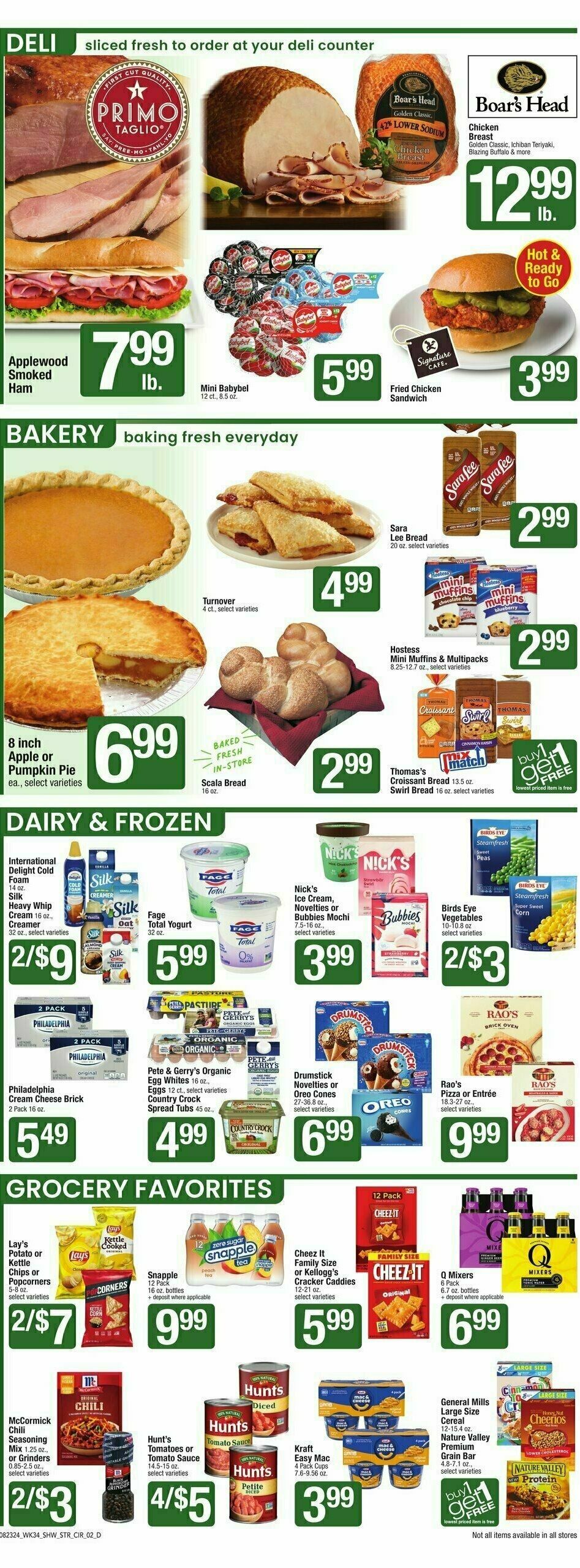 Star Market Weekly Ad from August 23