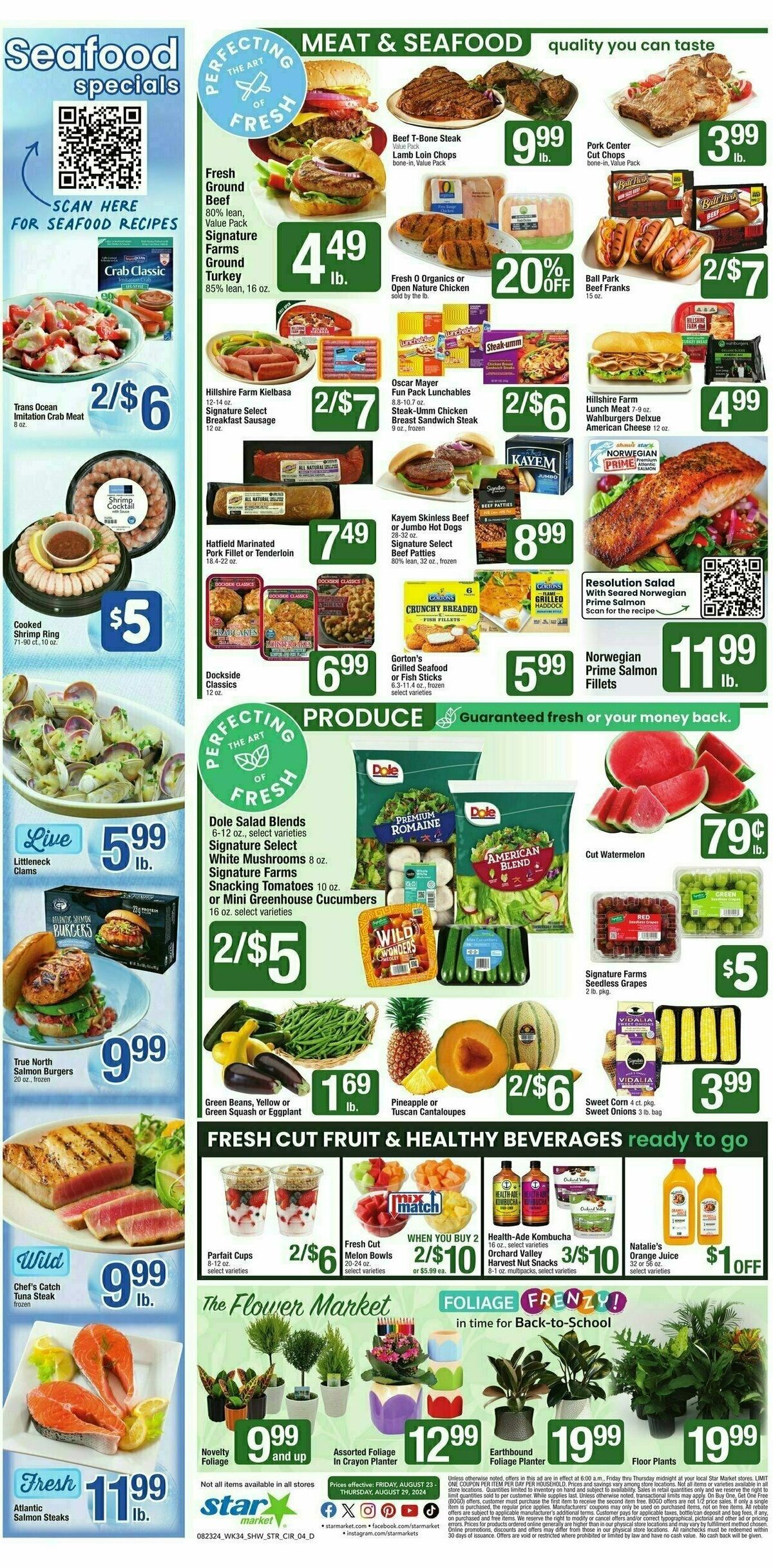 Star Market Weekly Ad from August 23