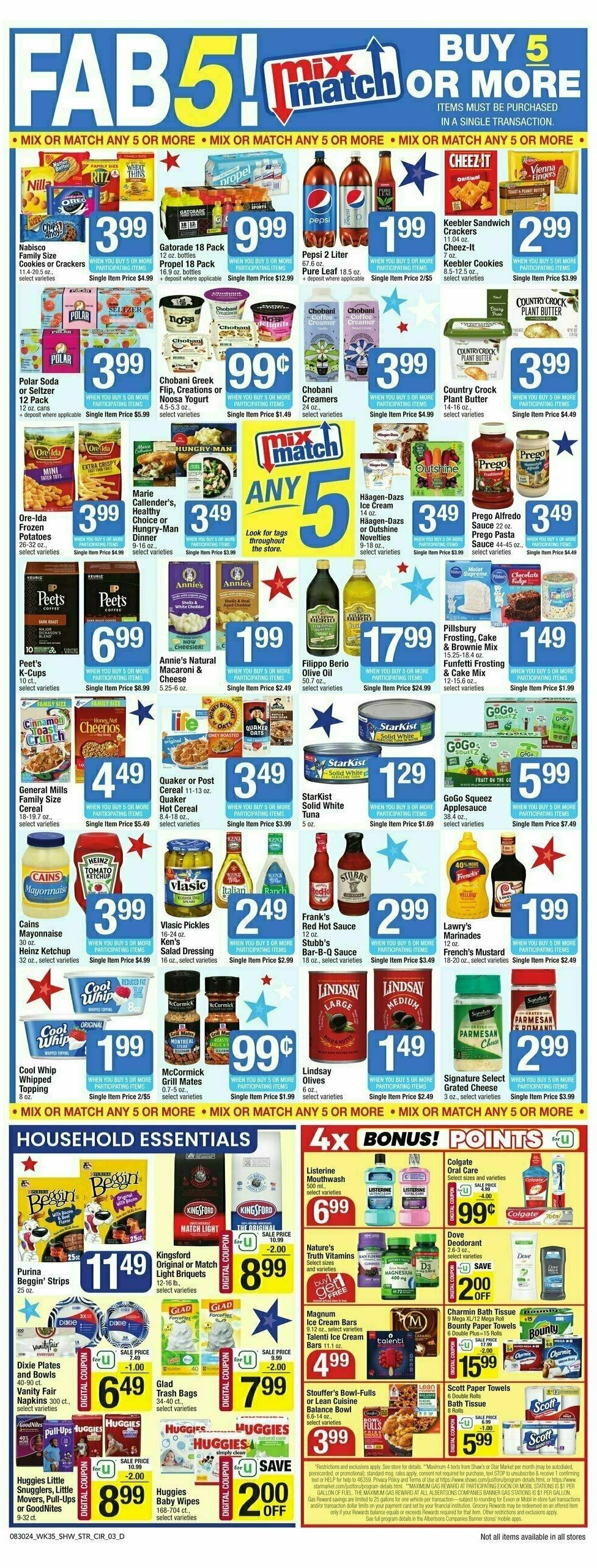 Star Market Weekly Ad from August 30