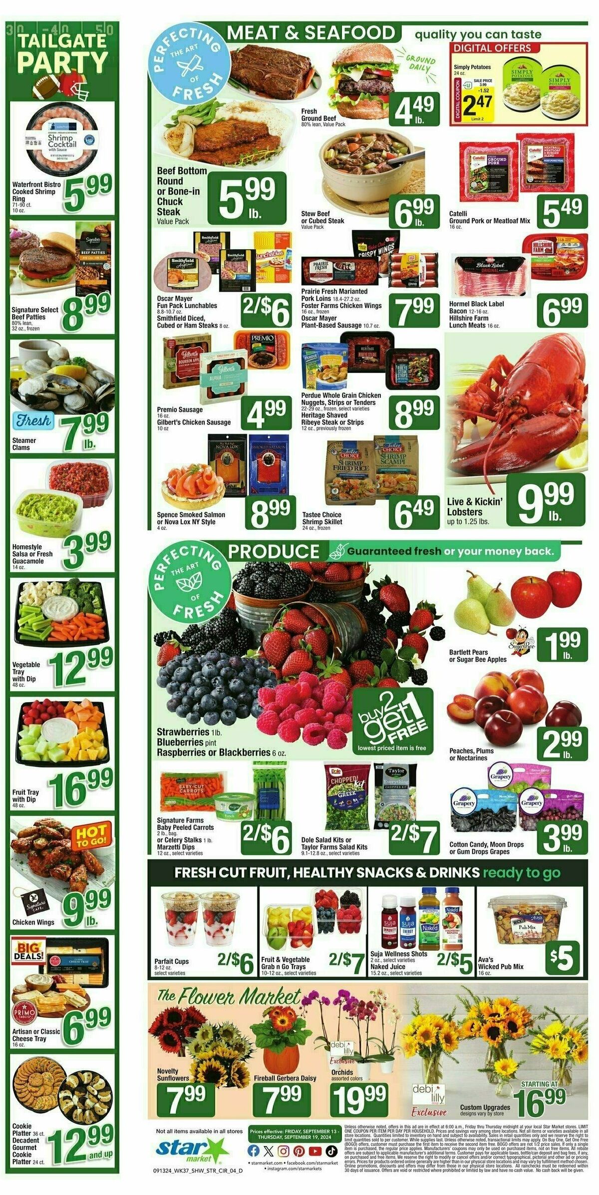 Star Market Weekly Ad from September 13