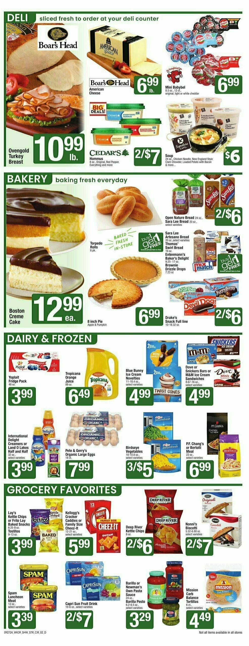 Star Market Weekly Ad from September 27