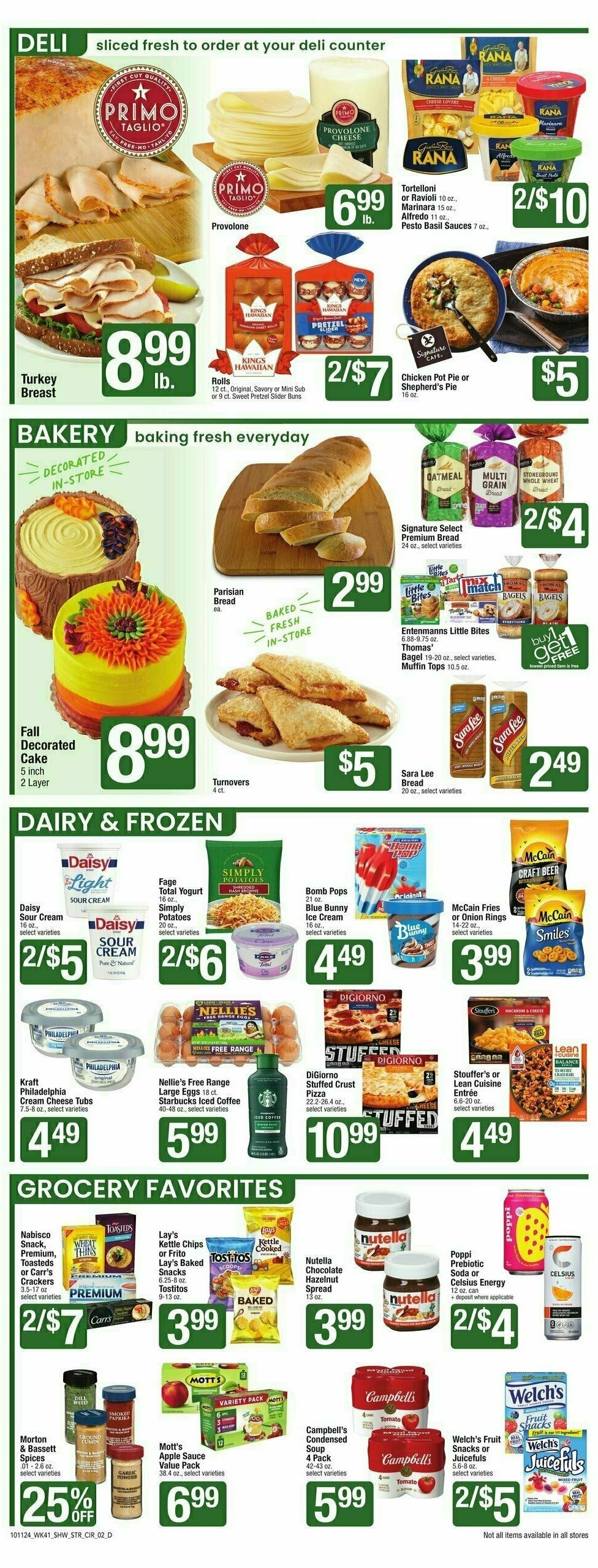 Star Market Weekly Ad from October 11