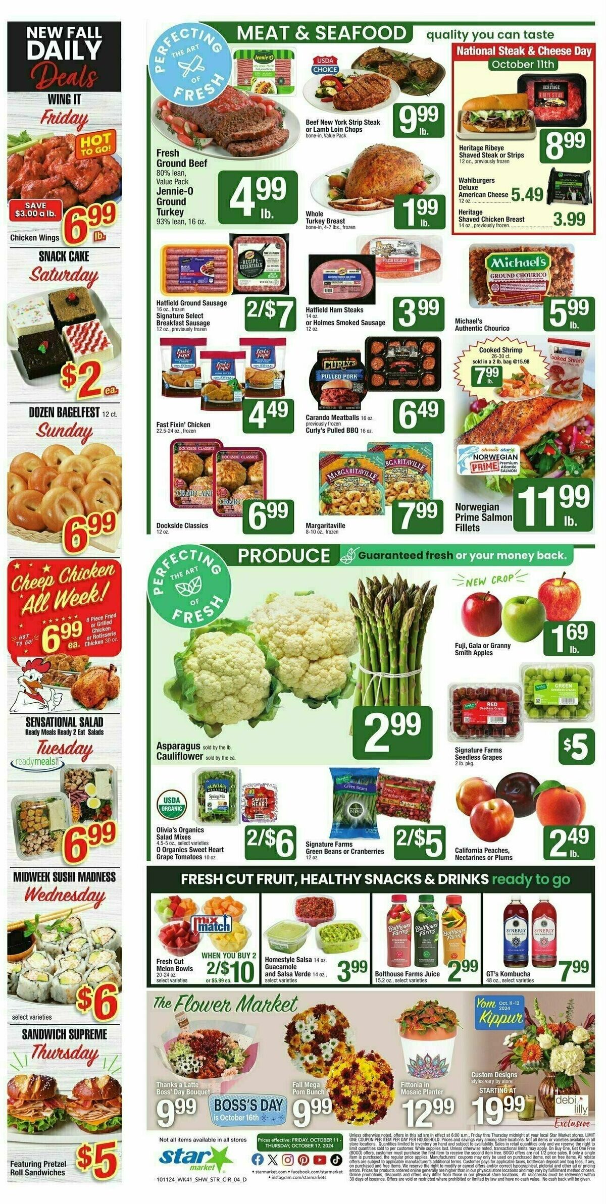 Star Market Weekly Ad from October 11