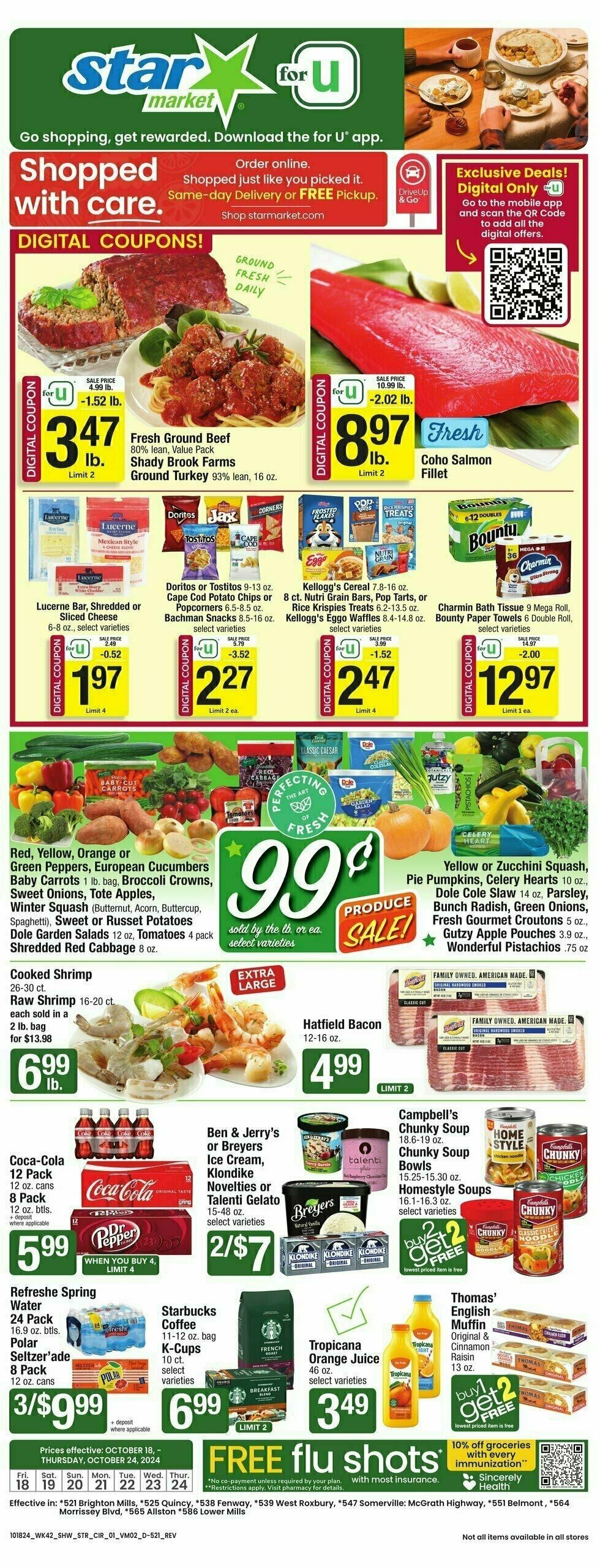 Star Market Weekly Ad from October 18