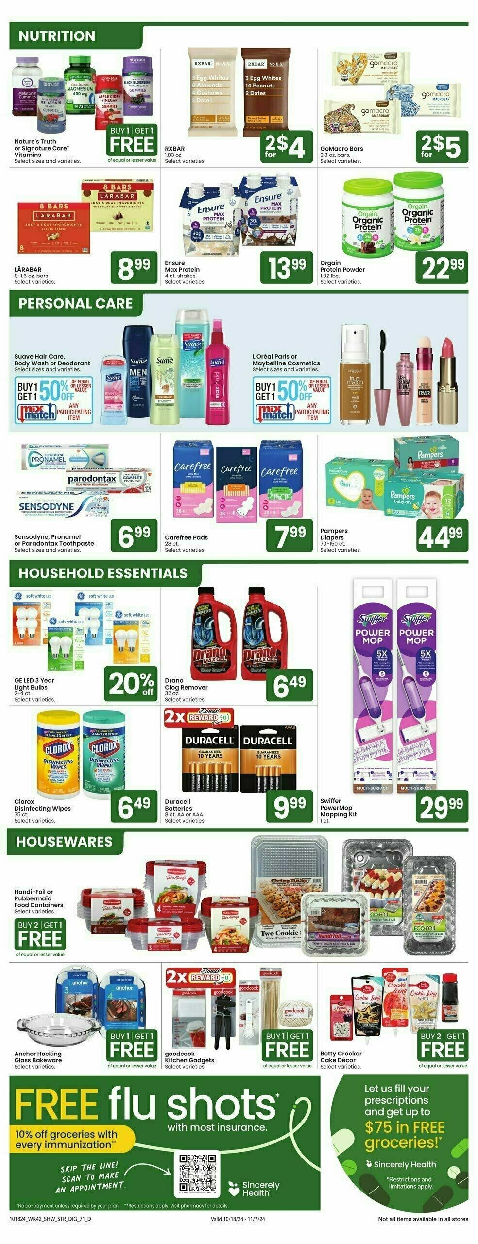 Star Market Weekly Ad from October 18