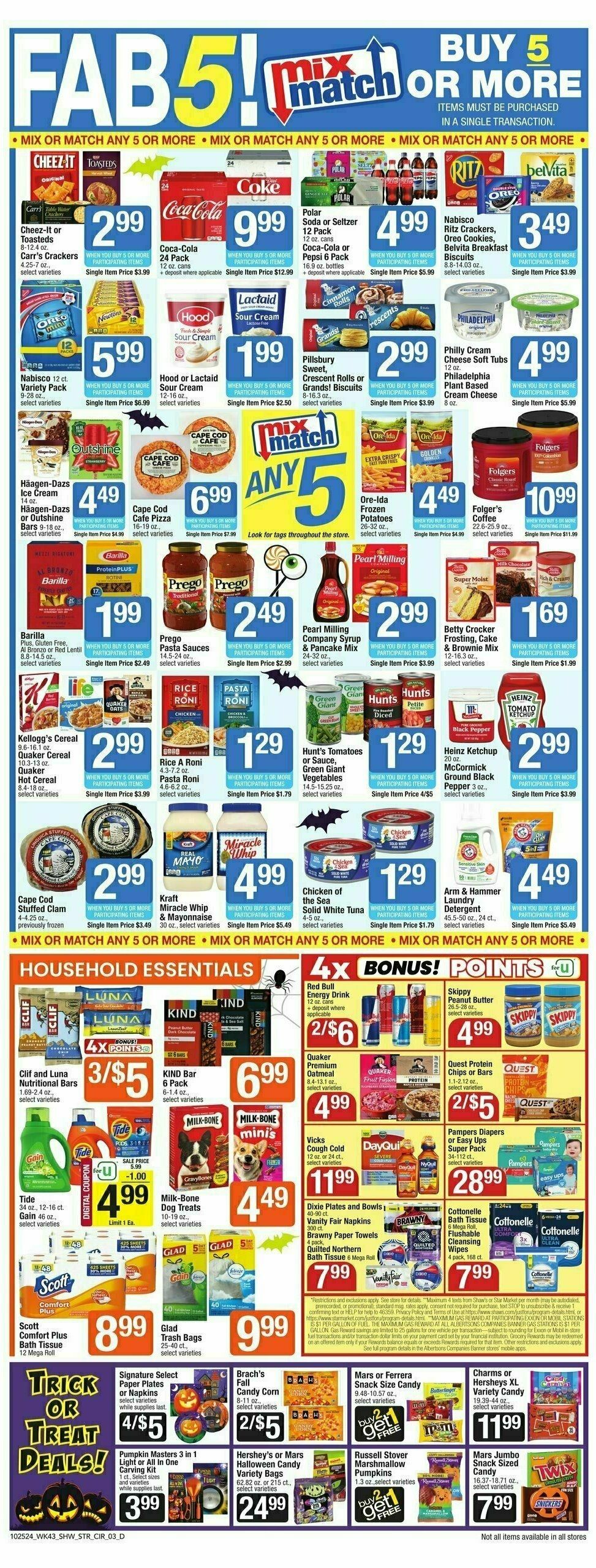 Star Market Weekly Ad from October 25