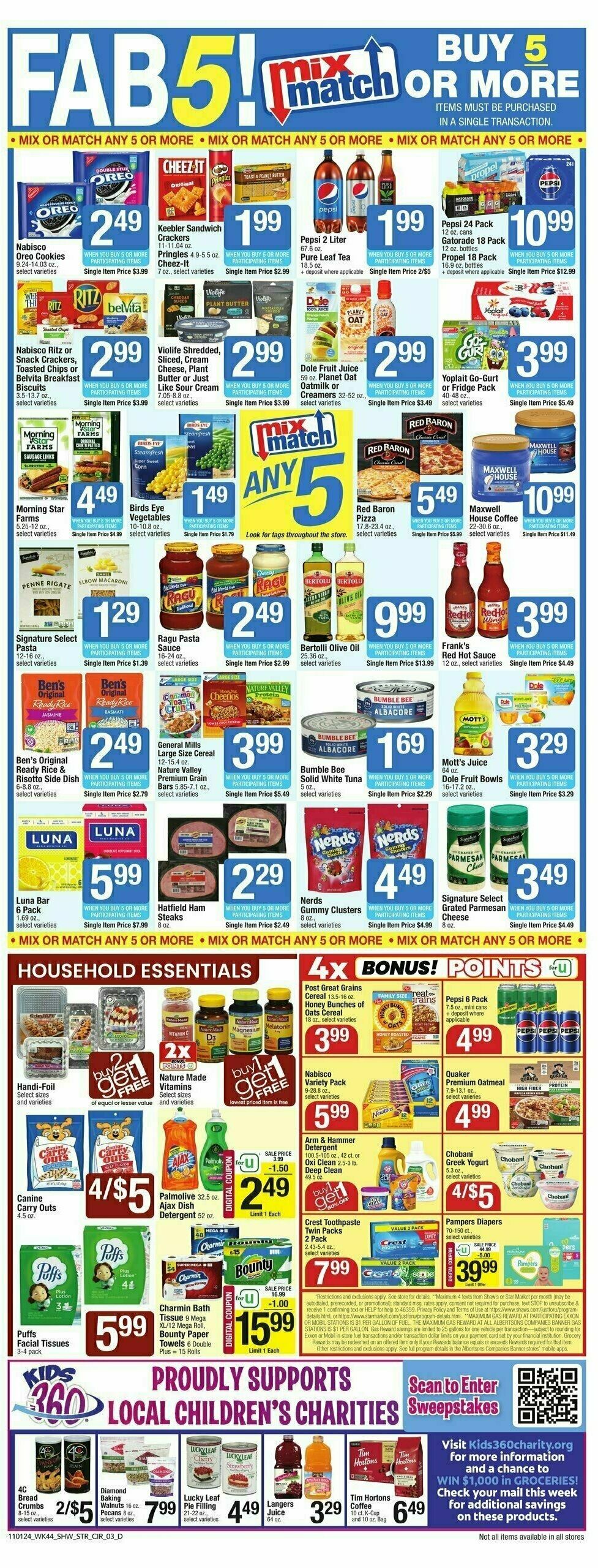 Star Market Weekly Ad from November 1