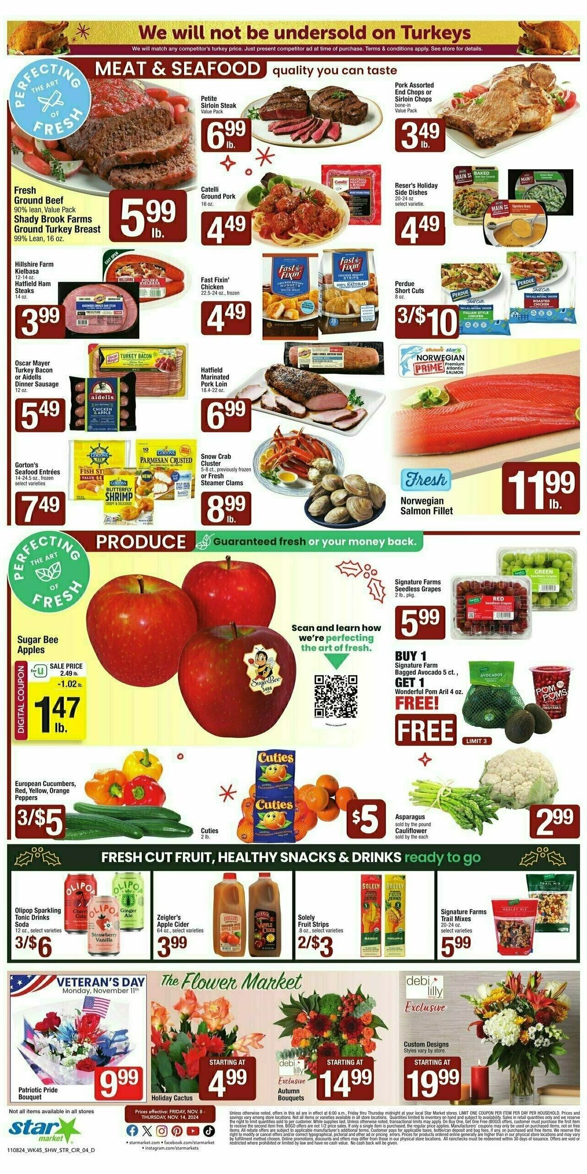 Star Market Weekly Ad from November 8