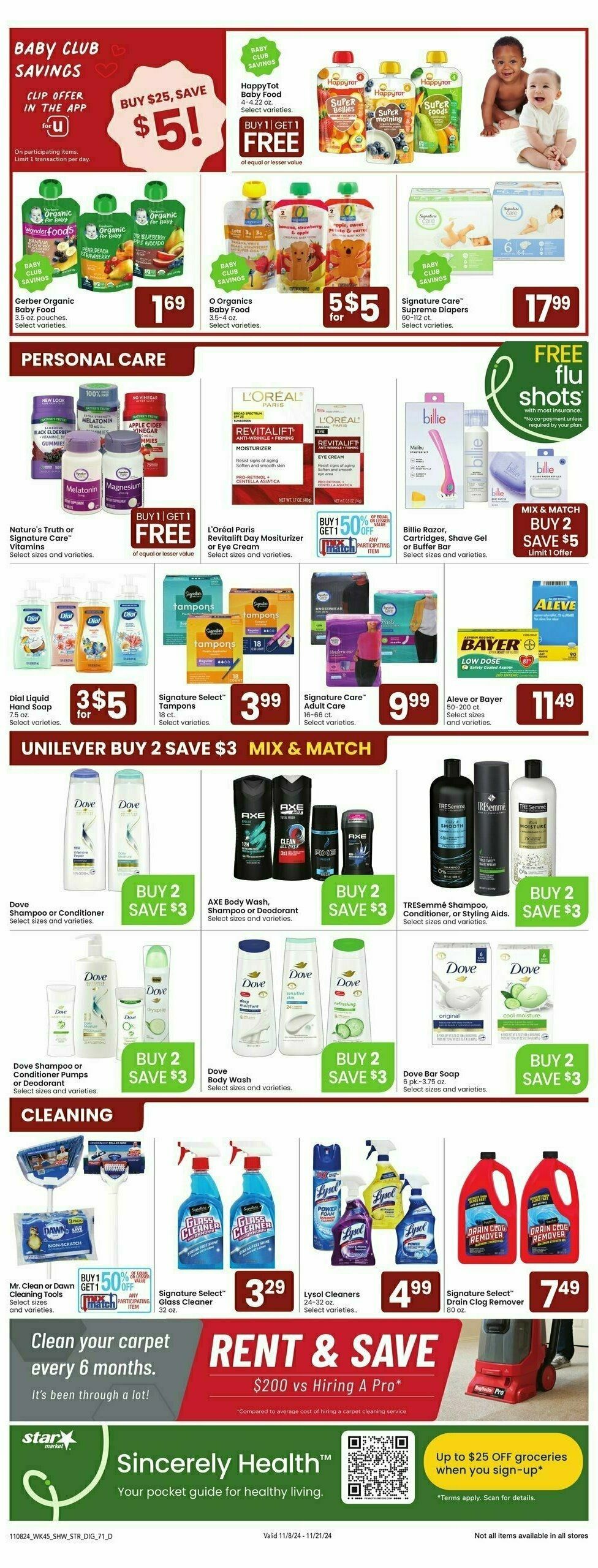 Star Market Weekly Ad from November 8