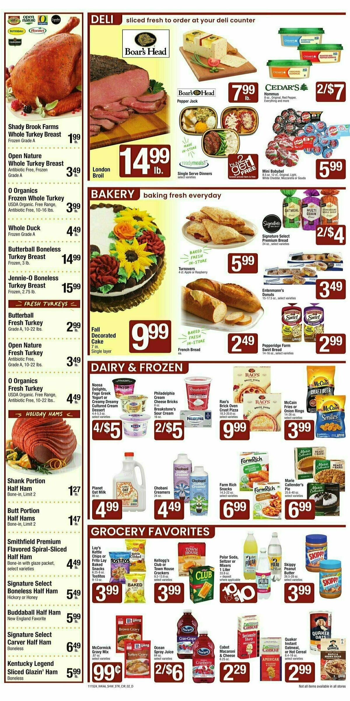 Star Market Weekly Ad from November 15