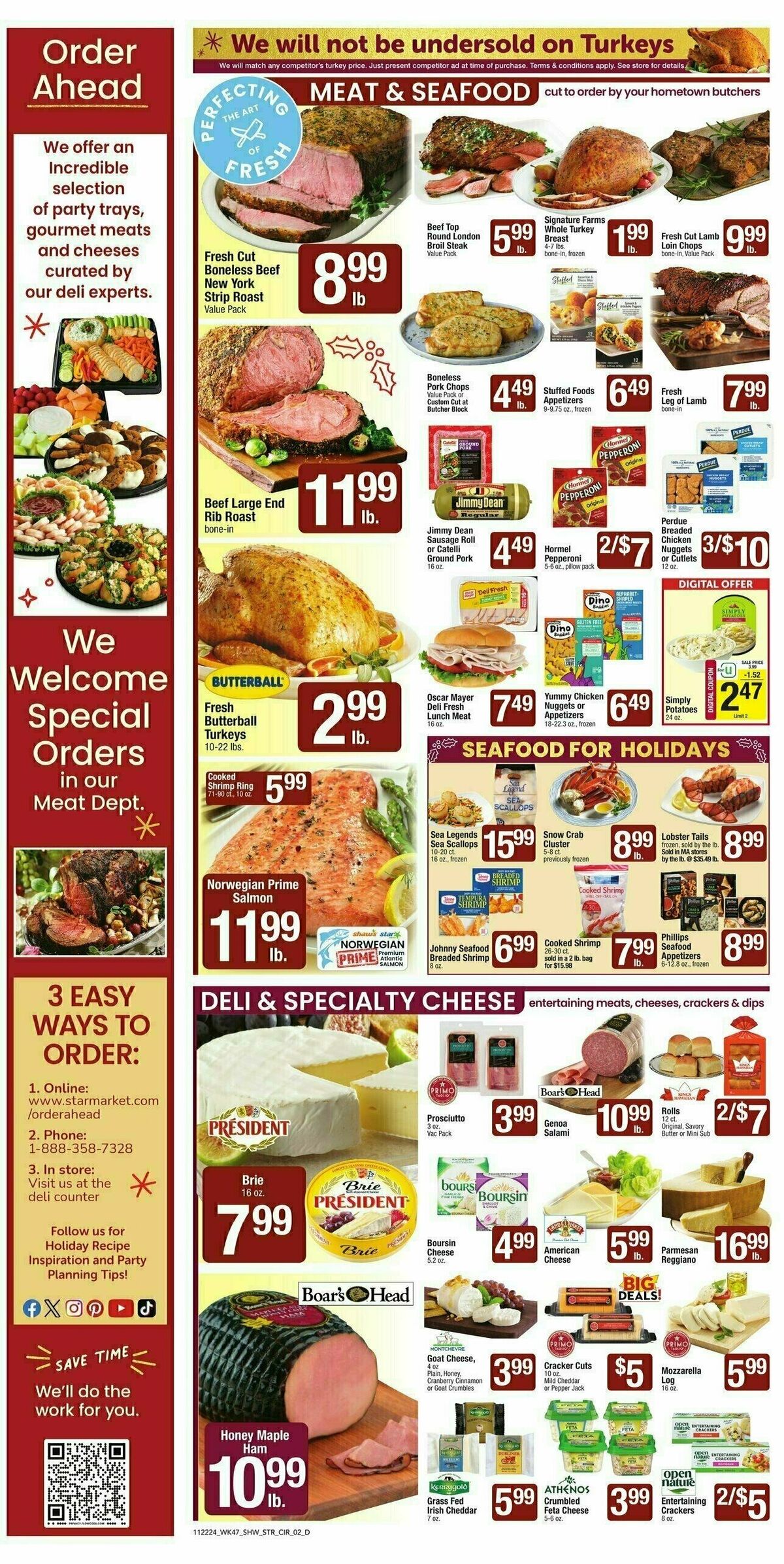 Star Market Weekly Ad from November 22