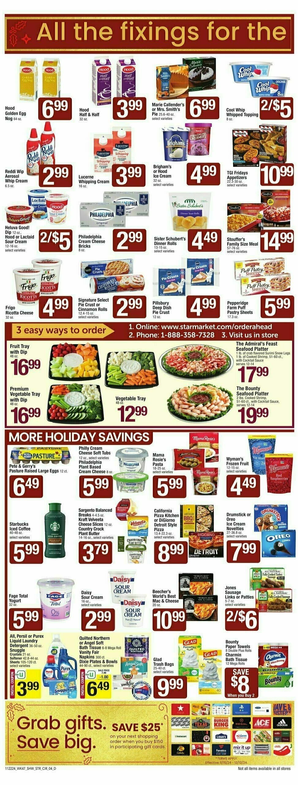 Star Market Weekly Ad from November 22