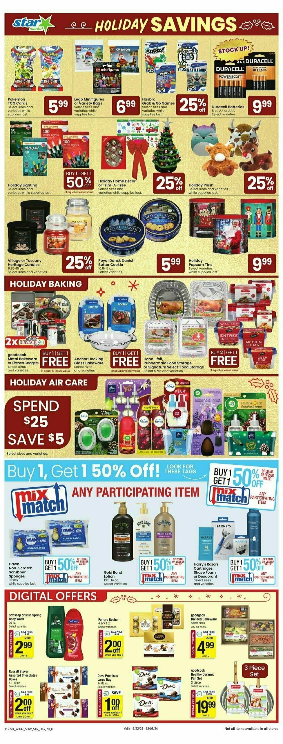 Star Market Weekly Ad from November 22