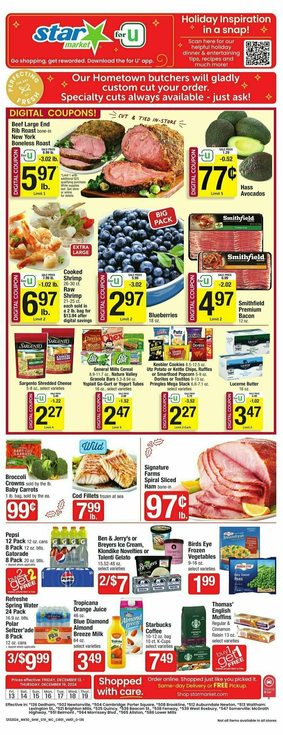 Star Market Weekly Ad from December 13