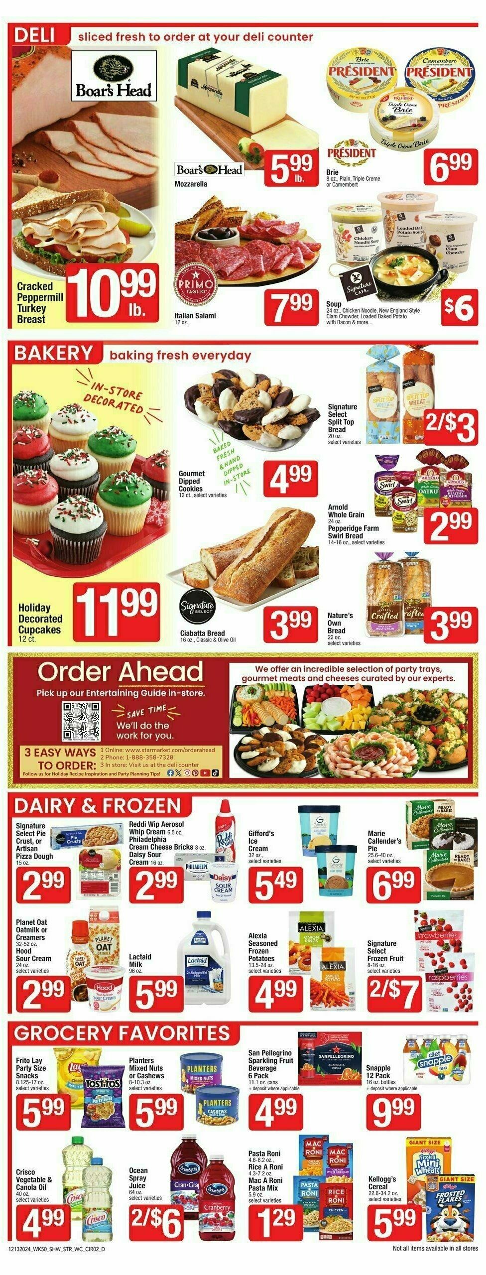 Star Market Weekly Ad from December 13