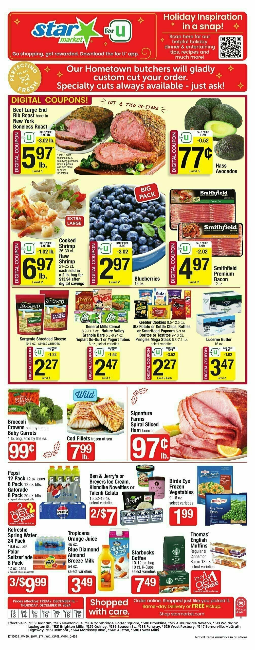 Star Market Weekly Ad from December 13