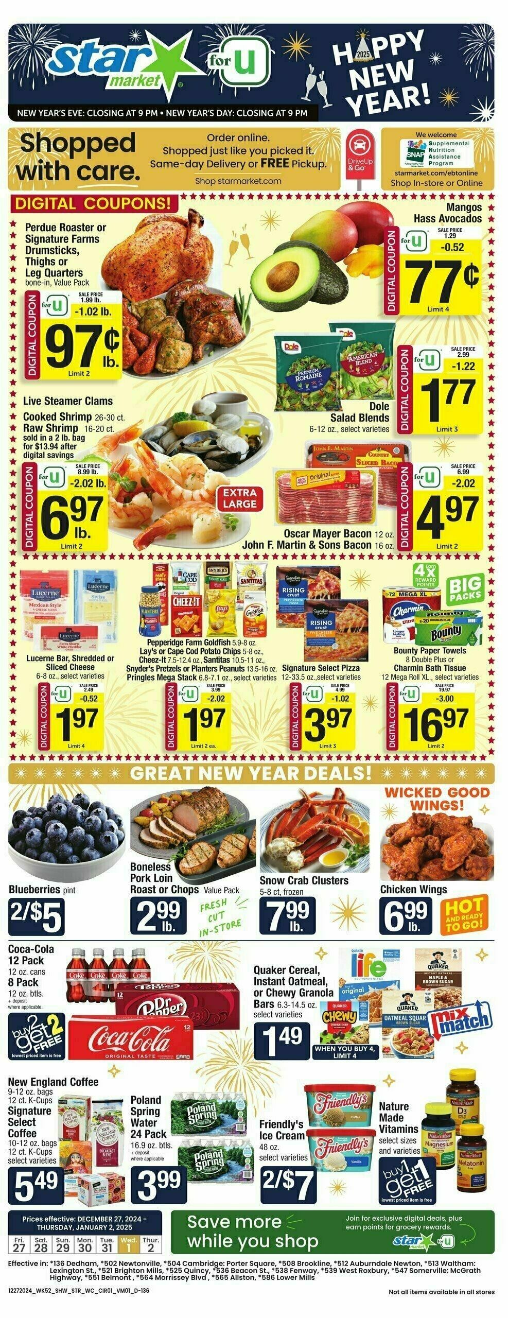 Star Market Weekly Ad from December 27